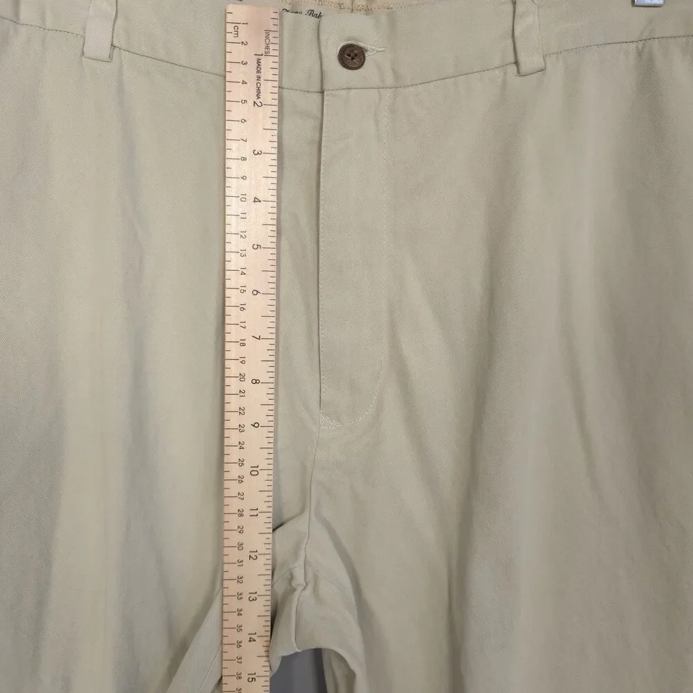 TOMMY BAHAMA Vintage Pants 40x31 Tencel‎ Cotton Slacks HONG KONG MADE